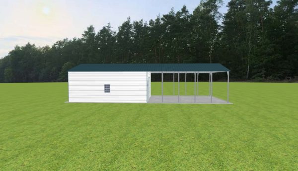 Carport with Storage 24 x 50 x 10 - Image 4