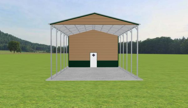 Carport with Storage 22 x 35 x 14 - Image 2