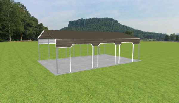 3 Car Carport 28 x 45 x 12