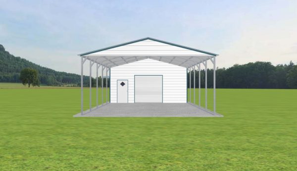 Carport with Storage 22 x 45 x 10 - Image 2