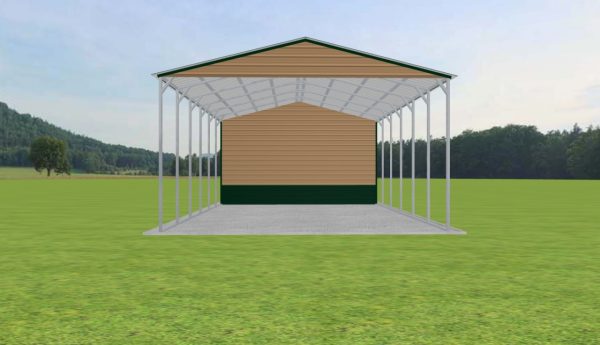 Carport with Storage 24 x 45 x 13 - Image 2