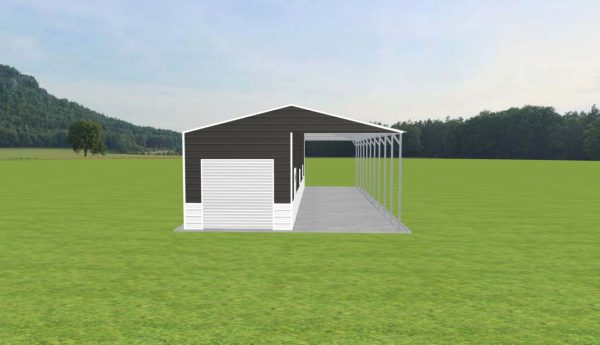 Carport with Storage 24 x 50 x 11 - Image 2