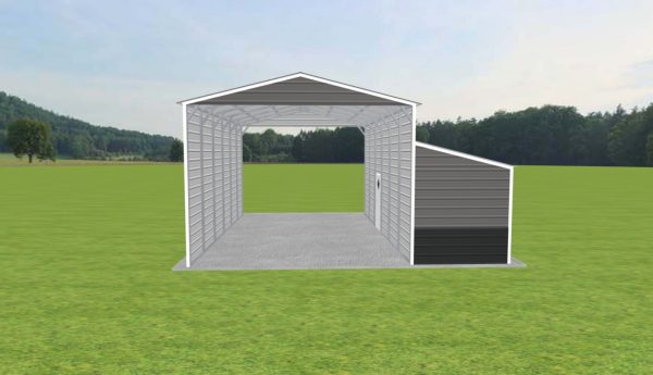 Carport with Storage 18 x 30 x 13 - Image 2