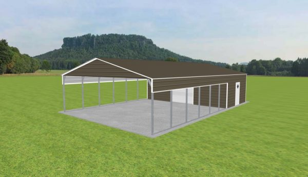 Carport with Storage 28 x 45 x 9