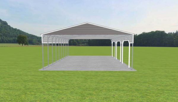 3 Car Carport 30 x 45 x 12 - Image 3