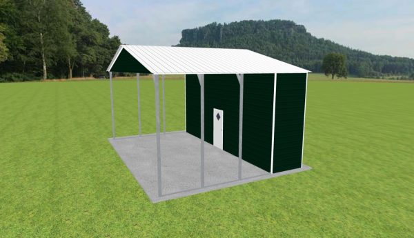 Carport with Storage 28 x 20 x 13