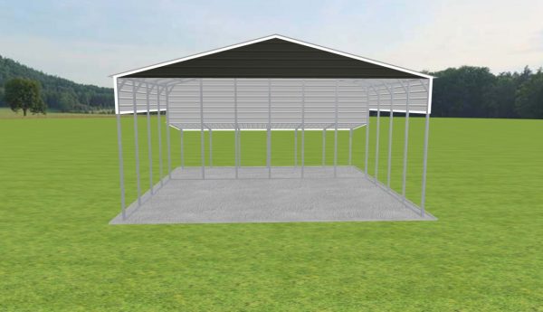 3 Car Carport 30 x 20 x 14 - Image 3