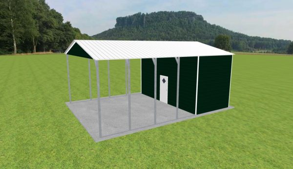 Carport with Storage 22 x 30 x 12