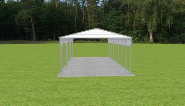 3 Car Carport 22 x 40 x 12 - Image 3