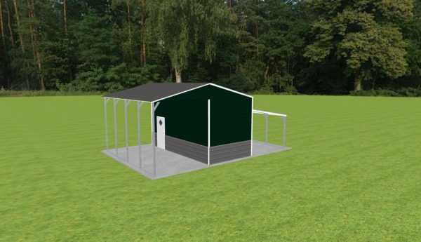 Carport with Storage 20 x 20 x 11 - Image 4