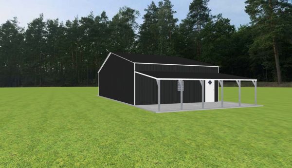 Garage with Lean To 44 x 25 x 10 - Image 4