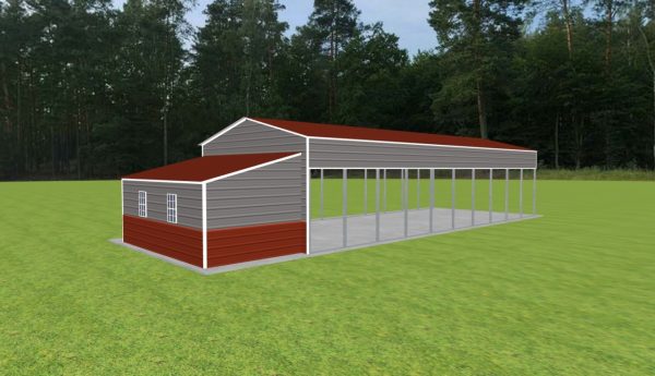 Carport with Storage 20 x 50 x 11 - Image 5