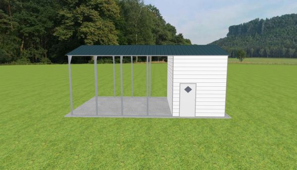 Carport with Storage 18 x 30 x 12 - Image 5