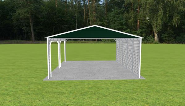 2 Car Carport 22 x 25 x 10 - Image 3