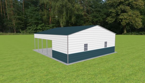 Carport with Storage 28 x 30 x 9 - Image 3