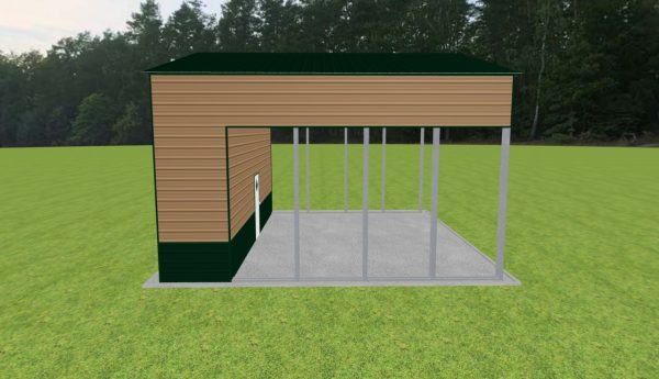 Carport with Storage 28 x 25 x 15 - Image 5