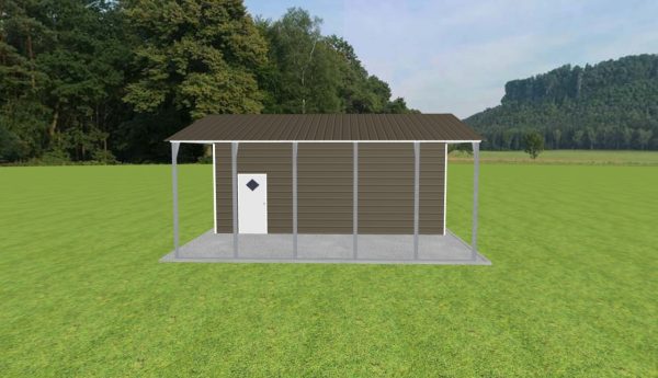 Carport with Storage 24 x 25 x 10 - Image 3