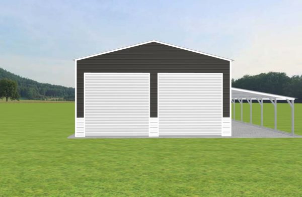 Garage with Lean To 24 x 40 x 12 - Image 3