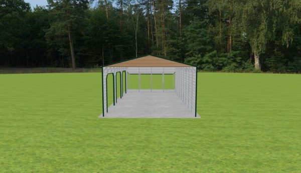 3 Car Carport 22 x 45 x 12 - Image 5