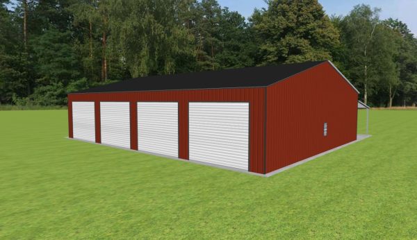 Garage with Lean To 46 x 60 x 12 - Image 3