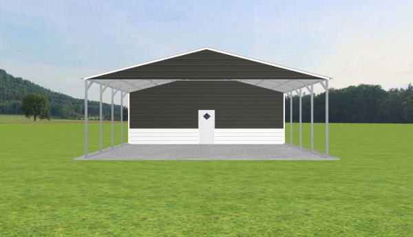 Carport with Storage 30 x 25 x 10 - Image 2