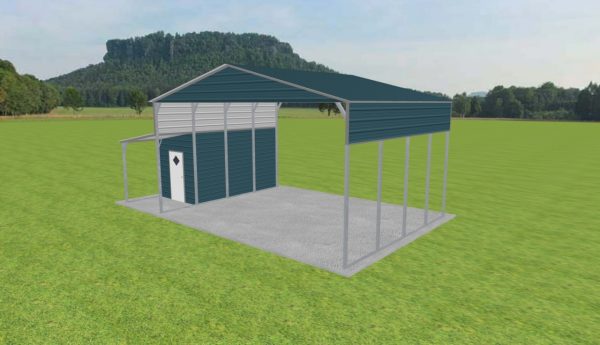 Carport with Storage 26 x 20 x 13 - Image 4