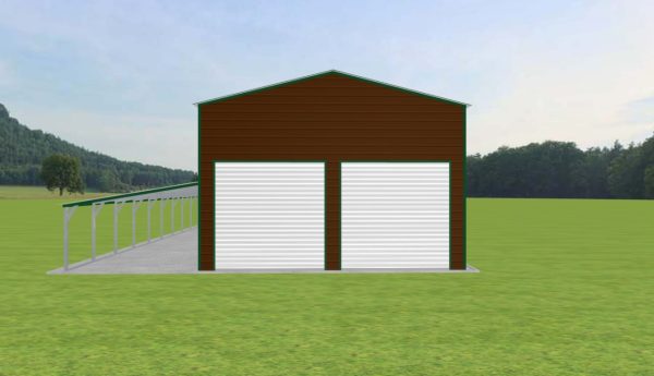 Garage with Lean To 24 x 50 x 15 - Image 3