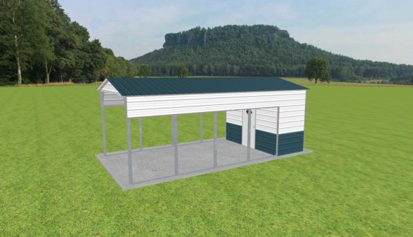 Residential Steel Carport 12 x 25 x 9