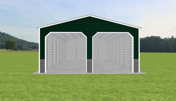 2 Car Carport 22 x 35 x 10 - Image 2