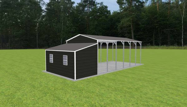 Carport with Storage 15 x 28 x 10 - Image 5