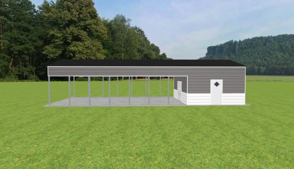 Carport with Storage 20 x 50 x 10 - Image 4