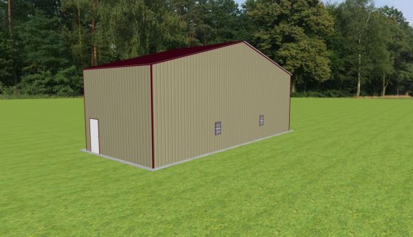 3 Car Residential Steel Garage 50 x 20 x 16 - Image 4