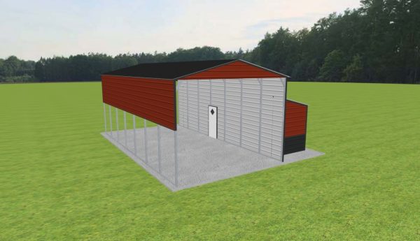 Carport with Storage 18 x 35 x 13 - Image 3