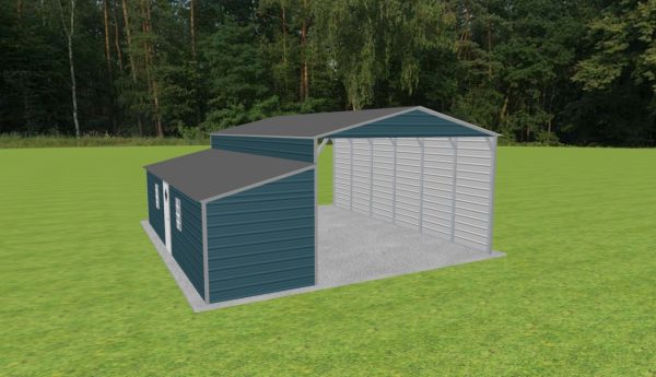 Carport with Storage 18 x 30 x 11 - Image 4