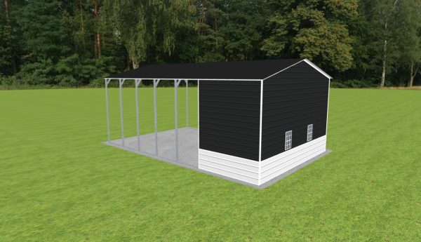 Carport with Storage 22 x 35 x 13 - Image 3