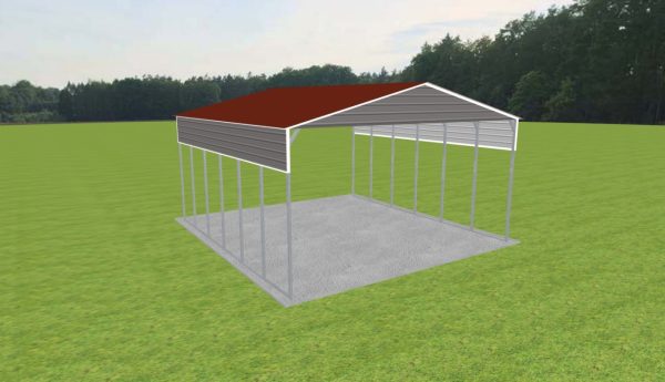 3 Car Carport 28 x 30 x 14