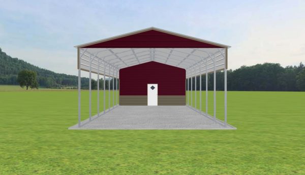 Carport with Storage 20 x 45 x 11 - Image 2