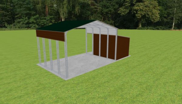 Carport with Storage 28 x 20 x 15 - Image 5