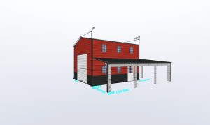 Custom Barn 18 x 20 x 14