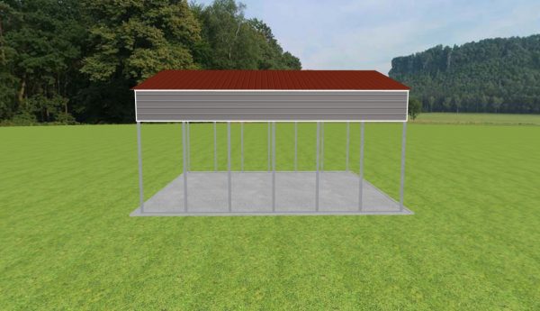 3 Car Carport 28 x 30 x 14 - Image 3