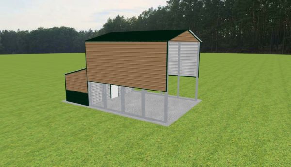 Carport with Storage 18 x 20 x 15 - Image 4