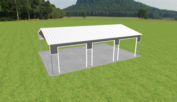 3 Car Carport 24 x 35 x 9 - Image 5