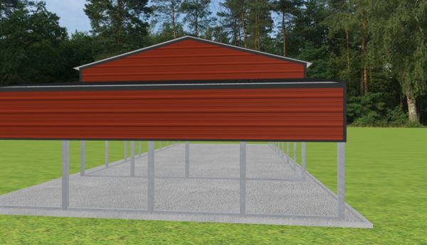 2 Car Carport 20 x 40 x 10 - Image 4