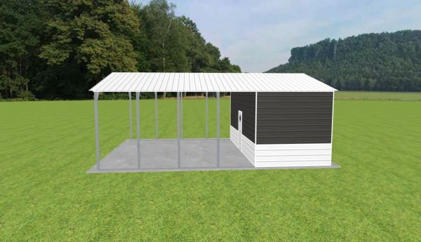 Carport with Storage 22 x 30 x 10 - Image 5