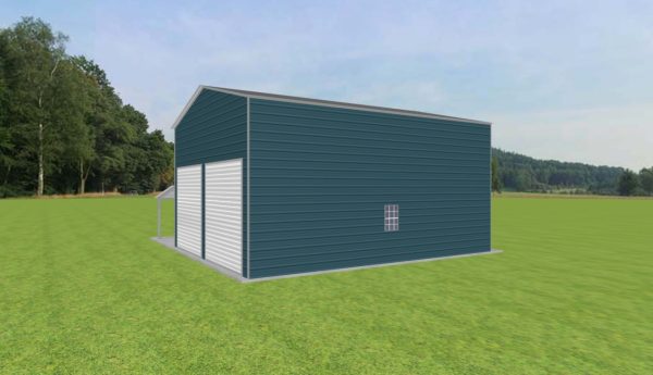 Garage with Lean To 24 x 30 x 15 - Image 4