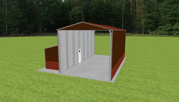 Carport with Storage 18 x 35 x 15 - Image 5