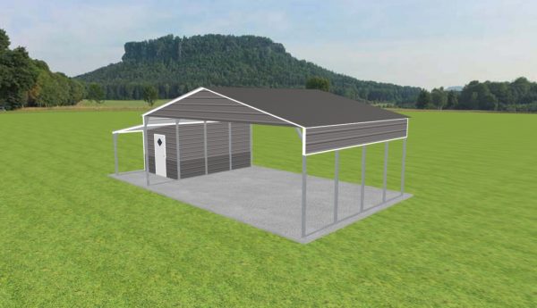 Carport with Storage 28 x 20 x 10 - Image 4