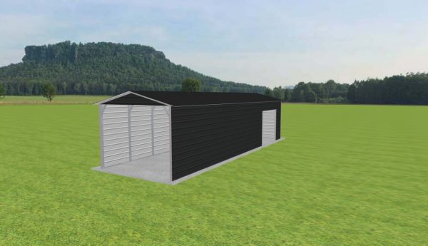 1 Car Carport 12 x 40 x 9