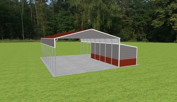 Carport with Storage 26 x 40 x 12 - Image 5