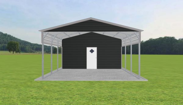 Carport with Storage 18 x 20 x 9 - Image 2